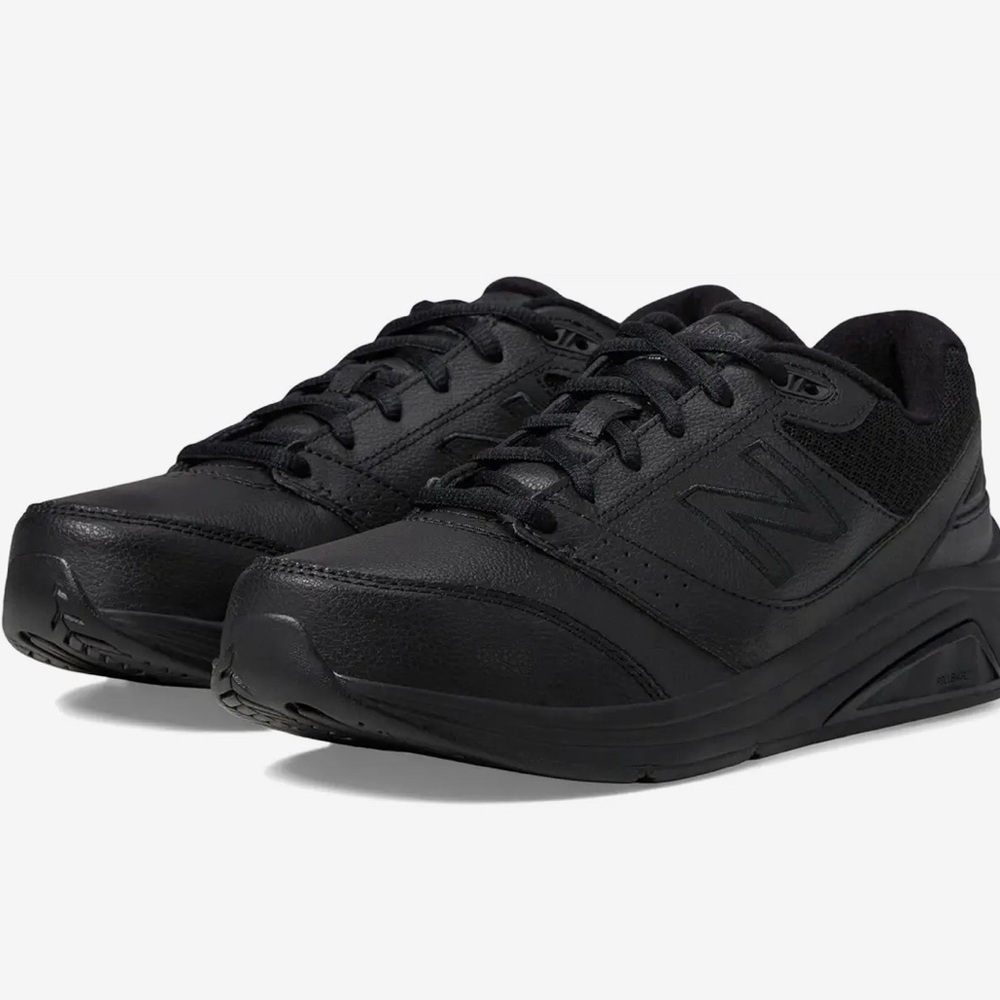 New Balance Men's ww928v3 Black Leather Sneaker